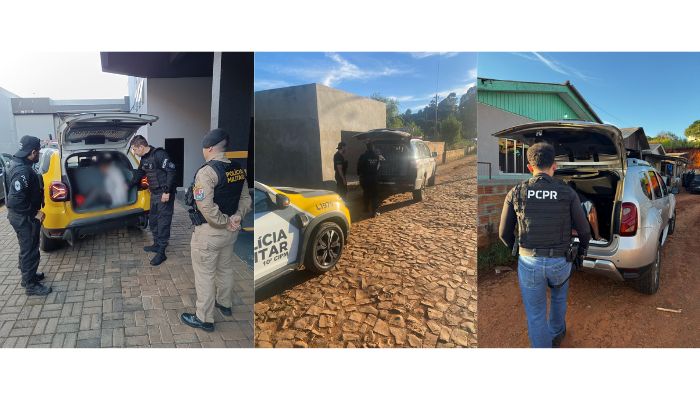 Laranjeiras – Ação conjunta da PCPR, PMPR e Polícia Penal resulta na prisão de pessoas por trafico de drogas